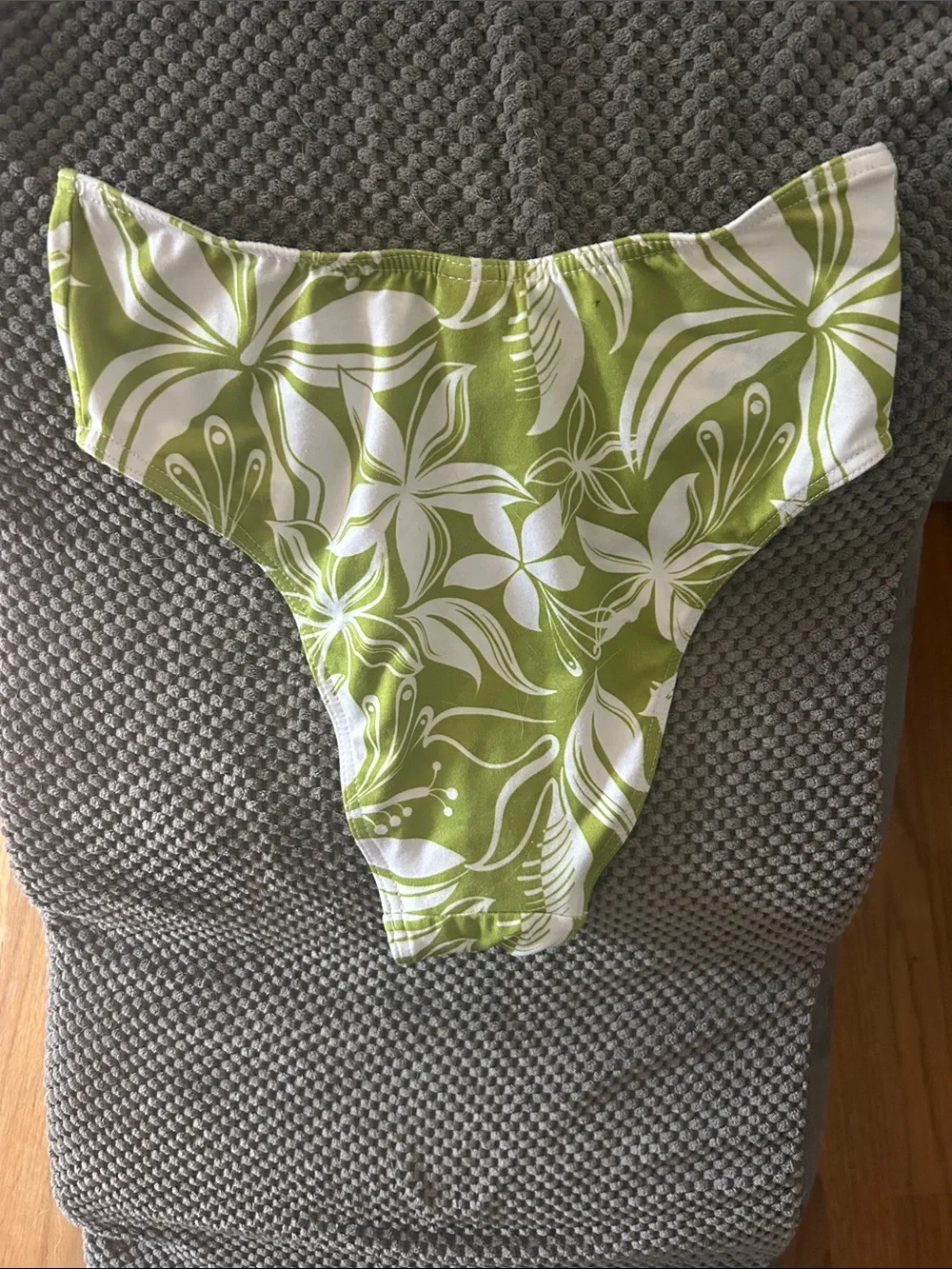 Women’s Green Floral Bikini Bottom